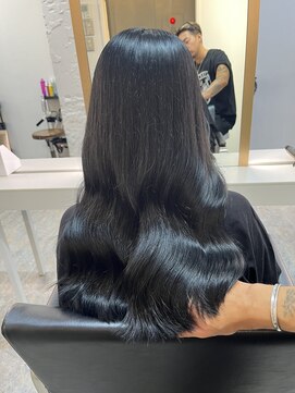 ブレンド 渋谷(BLend) 縮毛矯正.レイヤーカット.ブルーブラック.髪質改善. ヘアカラー