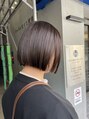 ステラゴーマルイチ(STELLA 501) 丸みのあるボブも髪質改善ストレートで扱いやすいです