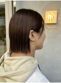 ぱつっとボブ