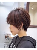 大人かわいいショートヘア