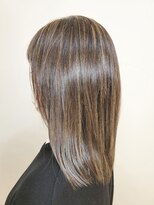 松本平太郎美容室 吉祥寺パートファイブ(PART5) セミディストレート×イノア×ハイライト/30代40代50代60代