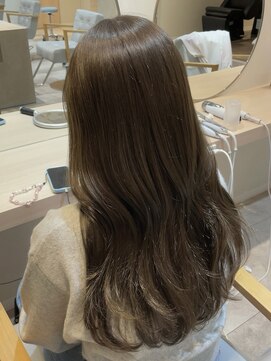 ザックジングウ 表参道(ZACC JINGU) オリーブグレージュ/透明感カラー/ブリーチなしカラー