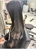 ロングヘア顔周りレイヤースタイル　美由紀