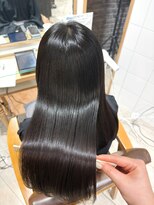 プラグ バイ ネオリーブ(plug by neolive) チェリーブラウン×髪質改善[髪質改善/縮毛矯正/韓国]A