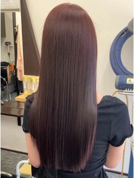 ヘアーズクレッセント バイ 木村(ヘアーズクレッセント by木村)の写真/《メテオカラー》使用でダメージも気にならない◎自慢したくなるうるツヤ髪へ【月曜営業/駐車場有】