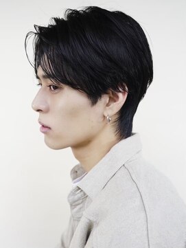 エルマノ 仙川(L mano) 〈k36〉センターパートアップバングツーブロックメンズスパイラ