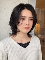 ペレ 栄店(PELE)&nbsp;黒髪/クラゲヘアー/オリーブグレー/小顔/ココアベージュ/栄