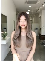 フュージョンファイブ(FUSION5) レイヤーロングベージュ20代30代40代くびれエクステ韓国ヘア