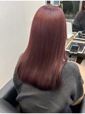 〇ピンクベージュ ブリーチなし 透明感カラー ピンクブラウン