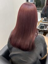 アリスバイアフロート 自由が丘(ALICe by AFLOAT) 〇ピンクベージュ ブリーチなし 透明感カラー ピンクブラウン