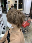 メンズベージュカラー