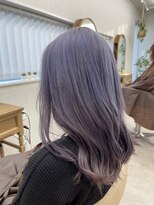 イツキ ヘアーデザイン(ITSUKI hair design)&nbsp;色落ち綺麗な青寄りの紫