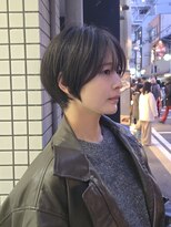 インク(ink”)&nbsp;小顔ショート/ハンサムショート/ダークアッシュ@20代30代40代