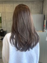 シキムーン 横浜(siki MOON)&nbsp;透明感グレージュ×レイヤーカット(横浜/横浜駅)