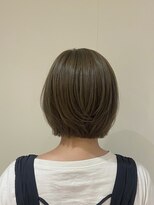 ザザ ZA/ZA 神楽坂&nbsp;ミニボブ ×透明感オリーブベージュ◎ 神楽坂美容室