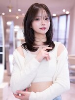 ハバナ 新宿(HAVANA)&nbsp;大人ガーリーミディアムレイヤーカット×ダークアッシュ髪質改善