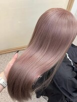 ペレ アネックス 大阪梅田茶屋町店(PELE ANNEX)&nbsp;イメチェン/ピンクベージュ/アンブレラカラー/前髪/梅田