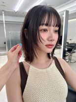 サンドハーツギンザ(sand Hearts ginza)&nbsp;透明感ブラウン ショートボブ縮毛矯正 10代20代30代40代