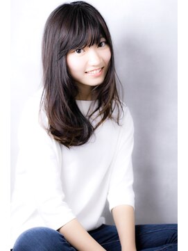 ララテラス(LaLa Terrace) 【LaLaTerrace】斜めバング×大人かわいいナチュラルストレート