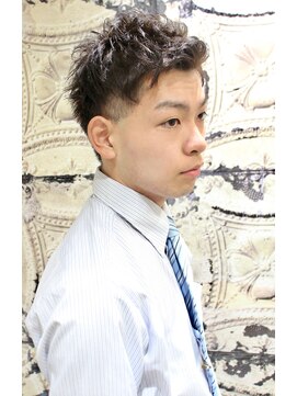 ヨシザワインク プレミアム 横浜 桜木町店(YOSHIZAWA Inc. PREMIUM) 【ヨシザワ横浜】アップバンクビジネスツーブロックカールパーマ