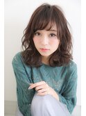 20代・30代・40代ひし形ふんわりセミディスタイル☆
