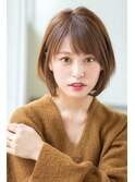 【ｊｏｅｍｉ】小顔効果のある毛先パーマ丸みショート(小倉太郎)