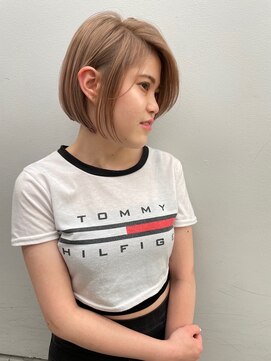 ノイズ エコル(Hair&Make NOISM ekolu ) かきあげボブ