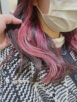 アクト 仙川店(ACT) インナーカラー【brown×pink】