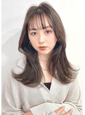 グレージュ/韓国風レイヤー