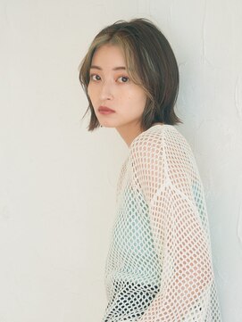 リコ リトル 大通(lico×little) 大人クールな切りっぱなしボブ