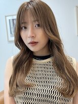 ロンドルーチェ 心斎橋(Lond luce)&nbsp;ダークアッシュ/ミディアムレイヤーカット［髪質改善/縮毛矯正］