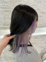 ウェーブス 大宮門街店(wave's)&nbsp;インナーカラーパステルユニコーン wave's大宮門街 唯