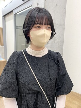 エフバイラブランシュ 大宮東口店(ef by La Blanche) 大宮/大宮美容室/くびれヘア/韓国ヘア/グレージュ/サイドバング