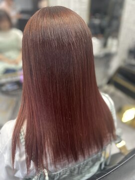 アローズ 久留米店(arose) 耳かけ大人かわいいモーヴカラー艶カラー30代40代50代