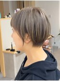 黒髪/グレーベージュ/レイヤーロング/前髪パーマ[西船橋/津田沼]