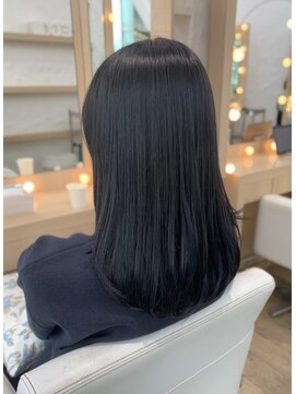 エレノア 渋谷公園通り店(Eleanor) 地毛風カラー☆コリアンブラックカラー