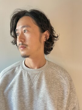 トキ(toto toki) 大人男性ニュアンスパーマナチュラル30代メンズ