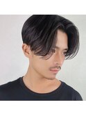 刈り上げセンターパート