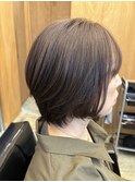 癖毛でもできるショートボブ