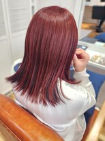 【Liko　池袋東口店】ピンクカラー　艶カラー　ストレート