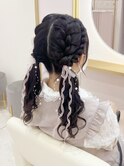 もこもこツインテール