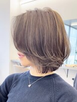 ビューエヒメ(VIEW EHIME)&nbsp;大人カワイイ小顔になるワンレンネビージュ黒髪ボブルフ髪質改善