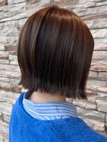 レナークアリア(LENAHC ARIA)&nbsp;切りっぱなしボブ外ハネヘアアレンジスタイル