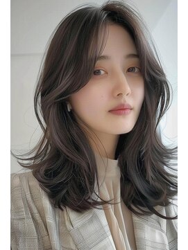 ラナ 新宿(lana) くびれヘア/ミディアム/レイヤーカット【lana hair 新宿】