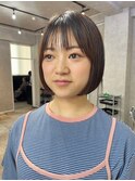 岐阜市美容院　縮毛矯正　ボブ