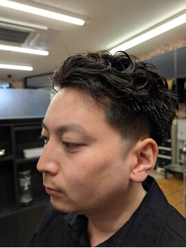 バーバ アンド ビューティーサロンヤマモト(Barber&Beauty salon yamamoto) ゆるふわパーマ(ジェル仕上げ)