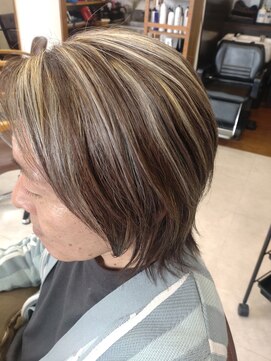 ヘアーメイク シャンプー(hair make shampoo) ハイライト白髪ぼかし