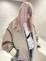 ペレ アネックス 大阪梅田茶屋町店(PELE ANNEX)&nbsp;くびれヘア/アプリコットオレンジ/ハイライトカラー/梅田