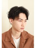 大人ツーブロックパーマ