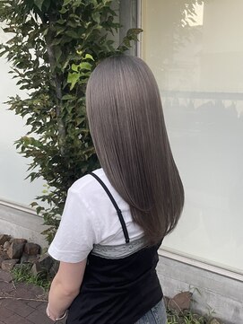 アロハナ 津店(ALOHANA) 透明感抜群ハイトーン！髪質改善グレージュカラー